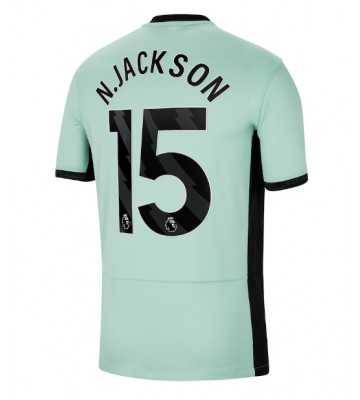 Chelsea Nicolas Jackson #15 Tredje trøje 2023-24 Kort ærmer